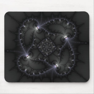 50 Shades Of Grey - Fractal Art Mouse Mat