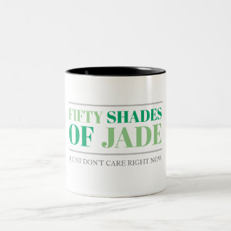 50 Shades of Jade Two-Tone Coffee Mug