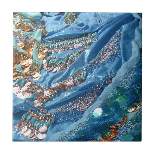 50 Shades of Turquoise Tile (Front)