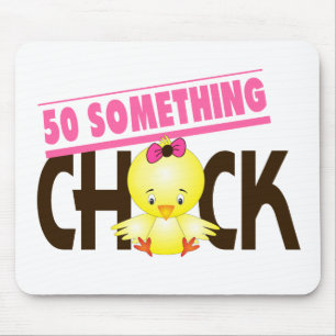 50-Something Chick 1 Mouse Mat