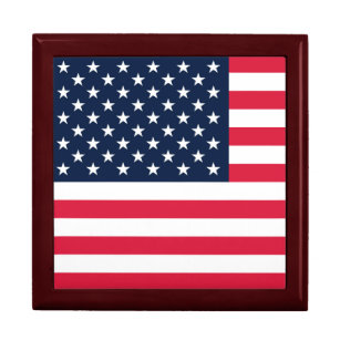 50 Star Flag United States of America Gift Box