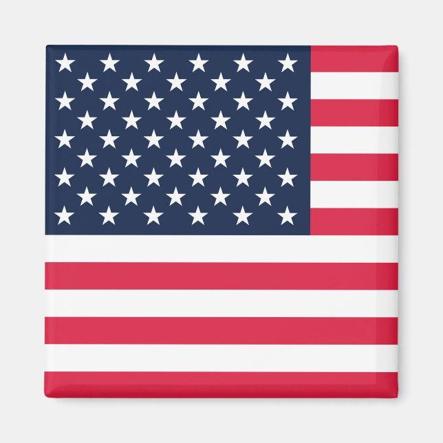 50 Star Flag United States of America Magnet (Front)