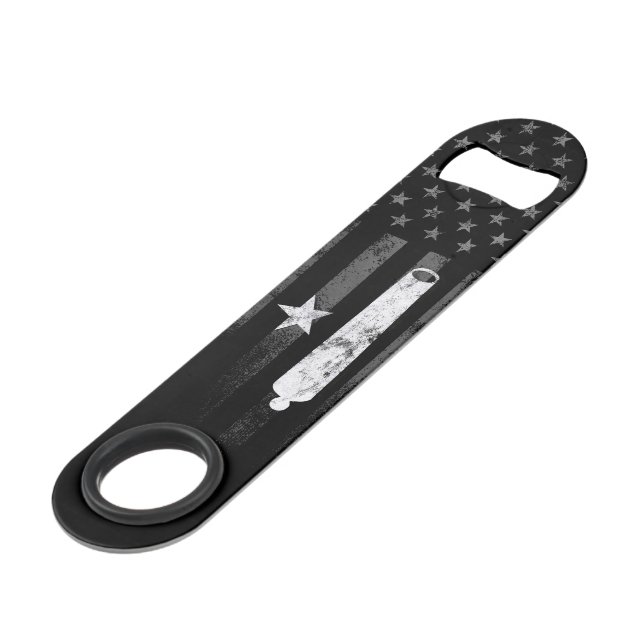 50 State and Betsy Ross American Flag and Cannon (Front Angled)