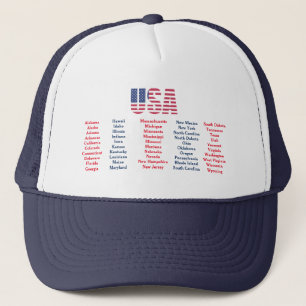 “50 States” Trucker Hat
