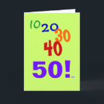 50 Still Accounting Accountant CPA 50th Birthday Card<br><div class="desc">Celebrate an accountant's 50th birthday in style with this fun accounting card.</div>