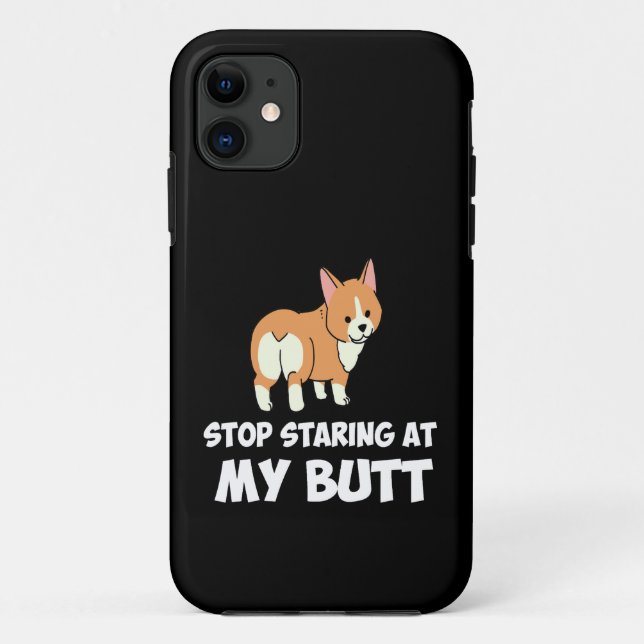 50 Stop Starting At My Butt Case-Mate iPhone Case (Back)