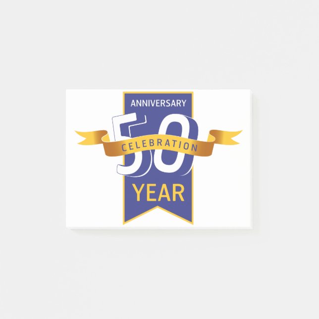 50 th anniversary post-it notes (Front)