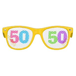 50 th  BIRTHDAY PARTY, FUN 50 Kids Sunglasses
