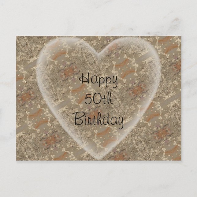 50 th Birthday Postcard (Front)