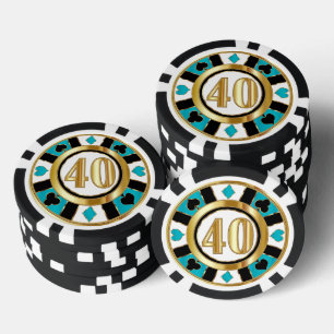 50 Turquoise Casino Chip Las Vegas 