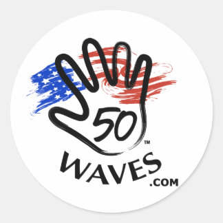 50 Waves Sticker
