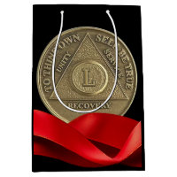 50 Year AA Anniversary Coin Red Ribbon