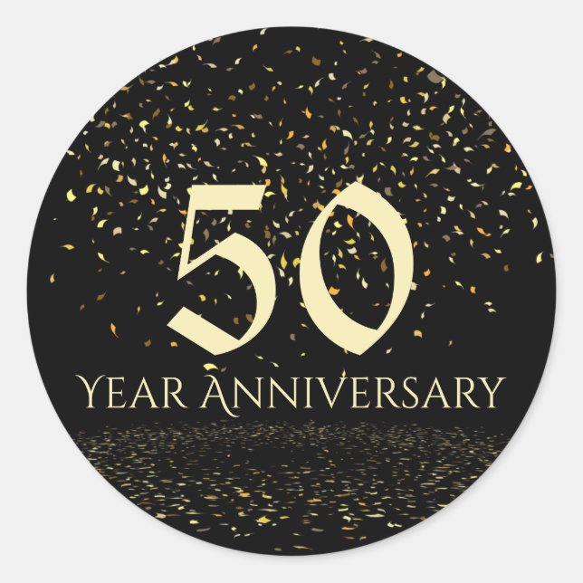 50 Year Anniversary Envelope Seal (Front)