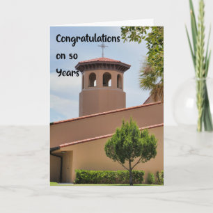 50 Year Anniversary of Church Card