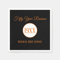 50 year Class Reunion napkins
