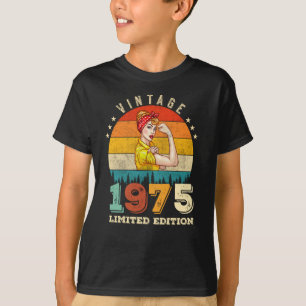 50 Year Old 1975 Vintage 50th Birthday Gifts women T-Shirt