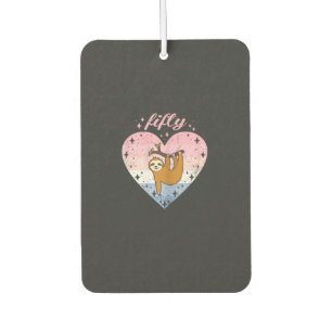50 Year Old Cute Sloth Birthday Girl 50th B-day T- Car Air Freshener