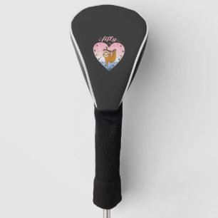 50 Year Old Cute Sloth Birthday Girl 50th B-day T- Golf Head Cover