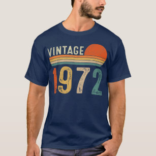 50 Year Old Gifts Men Women Vintage 1972 50th T-Shirt
