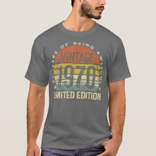 50 Year Old Gifts Vintage 1970 Limited Edition T-Shirt
