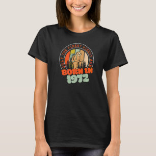 50 Year Old Hiking Sloth Born in 1972 50th Birthda T-Shirt