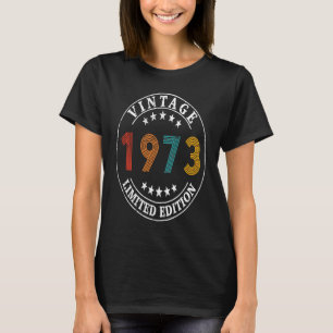 50 Year Old Retro Vintage 1973 50th Birthday T-Shirt