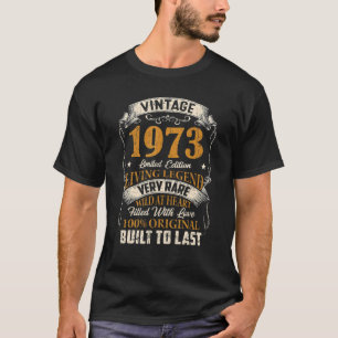 50 Year Old Vintage 1973 50th Birthday T-Shirt