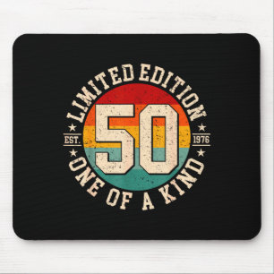 50 year old vintage 1976 limited edition 50th mouse mat