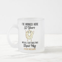 50 Year Work Anniversary Appreciation Gift Mug
