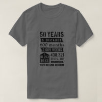50 Years 5 Decades 600 Months Birthday Party Birth