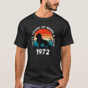 50 Years A Lion Leo Birthday Womens Mens T-Shirt