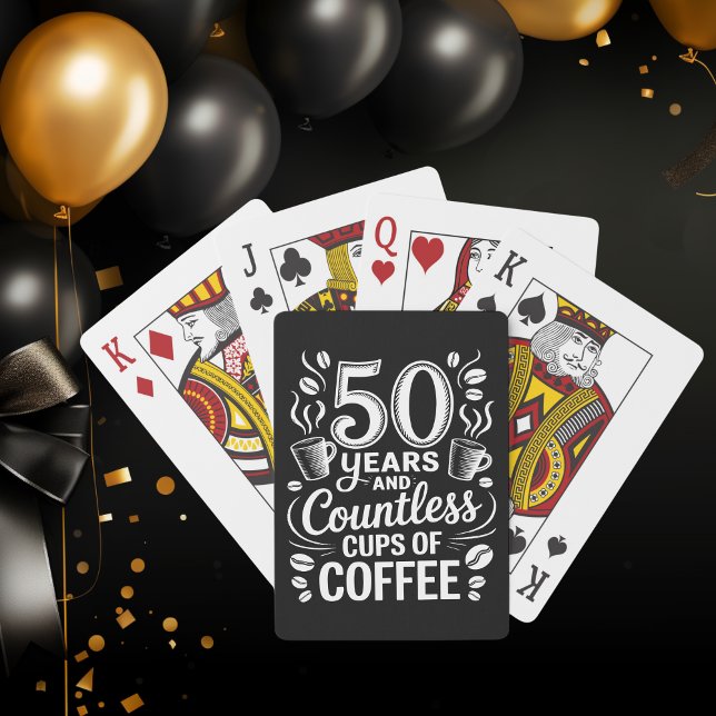 50 Years and Countless Cups of Coffee  Playing Cards (Creator Uploaded)