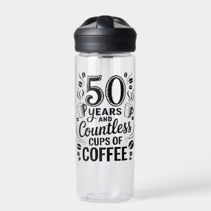 50 Years and Countless Cups of Coffee  Water Bottle