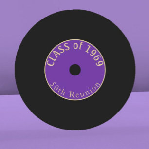 50 years! Customisable, Class reunion coasters