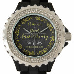 50 Years - Golden Anniversary Watch<br><div class="desc">Celebrating the commemoration of a Golden Wedding Anniversary. 50 Years together.</div>