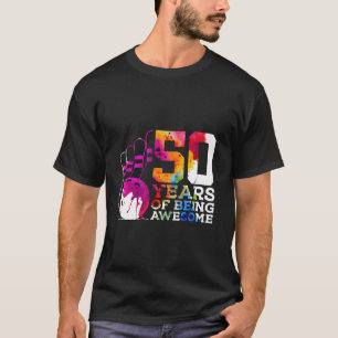 50 YEARS OF BEING AWESOME BOWLING 50TH BIRTHDAY Lo T-Shirt
