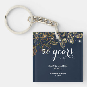 "50 Years of Forever: An Anniversary to Remember" Key Ring