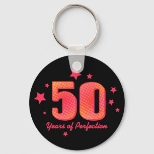50 Years of Perfection Key Ring