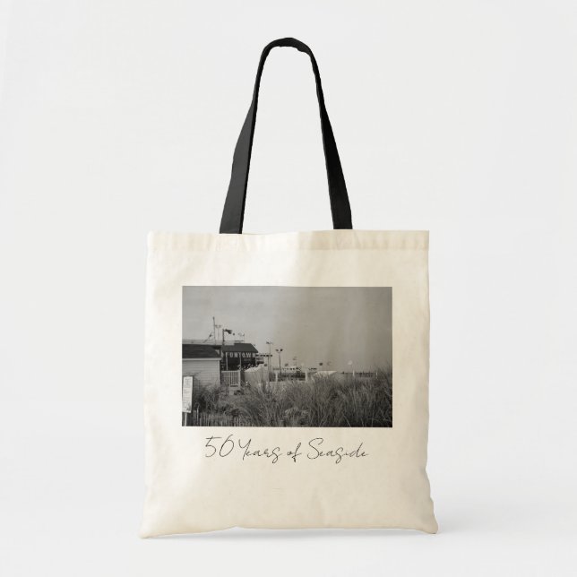 50 Years of Seaside Tote Bag (Front)