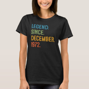 50 Years Old 50th Bday Men Legend Since December T-Shirt