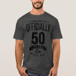 50 Years Old  50th Birthday Funny Gift  T-Shirt<br><div class="desc">50 Years Old  50th Birthday Funny Gift  .</div>