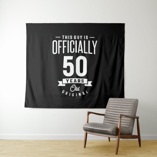 50 Years Old - 50th Birthday Funny Gift Tapestry (In Situ (Horizontal))