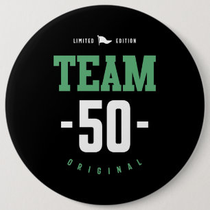 50 Years Old Birthday Gift 6 Cm Round Badge