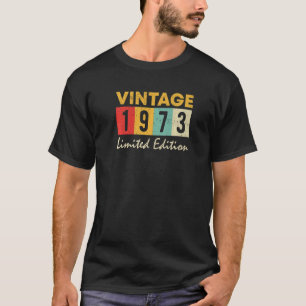 50 Years Old Vintage 1973  50th Birthday T-Shirt