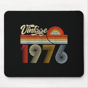 50 Years Old Vintage Made In 1976 50th Birthday Re Mouse Mat