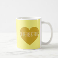 50 Years Strong Solid Gold Heart Coffee Mug