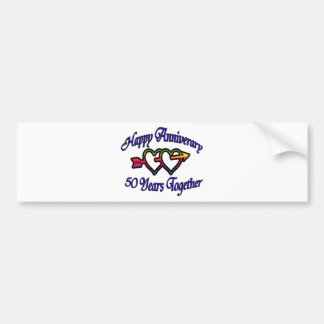 50 Years Together Bumper Sticker
