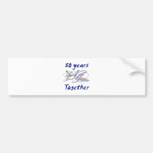 50 Years Together Bumper Sticker