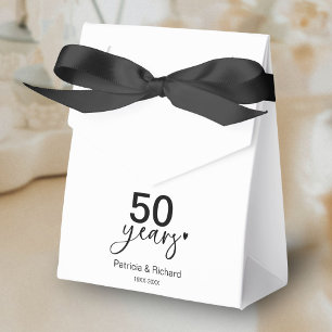 50 Years Wedding Anniversary Favour Box