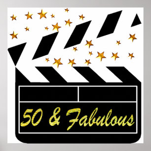 50 YR OLD MOVIE STAR POSTER